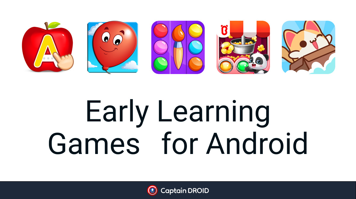 Android Early Learning Games: Free Download - Captain Droid
