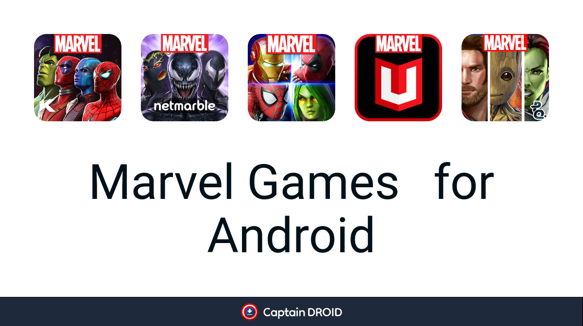 Android Marvel Games: Free Download - Captain Droid