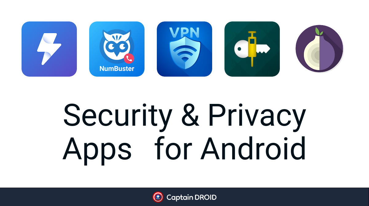 Android Security & Privacy Apps: Free Download - Captain Droid
